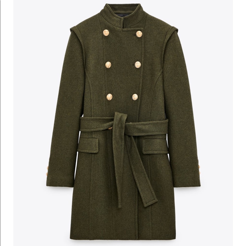 ZARA DOUBLE BREASTED JACKET